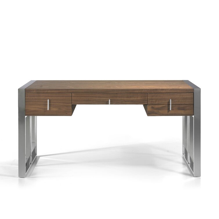 Elegant wood outlet desk